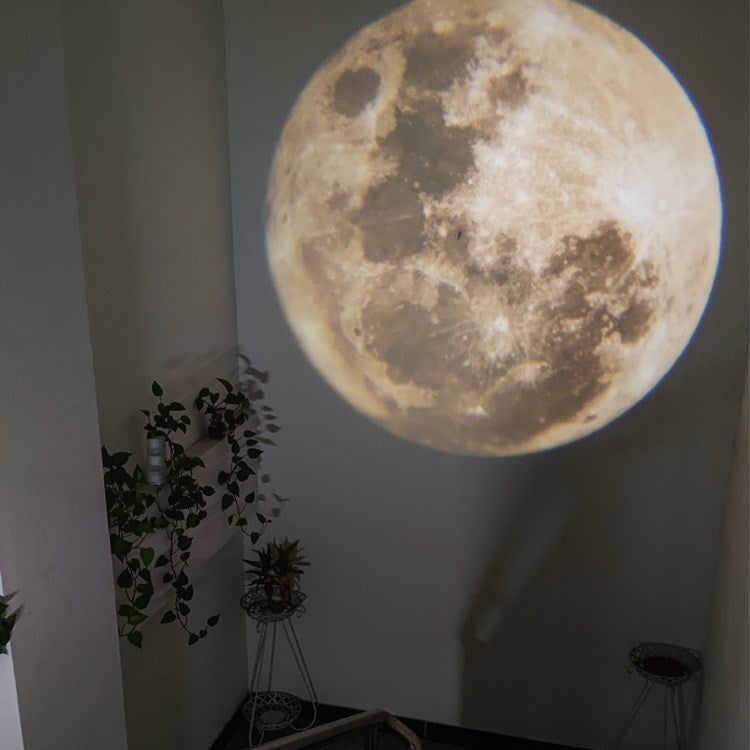 Projector Lamp Moon Earth