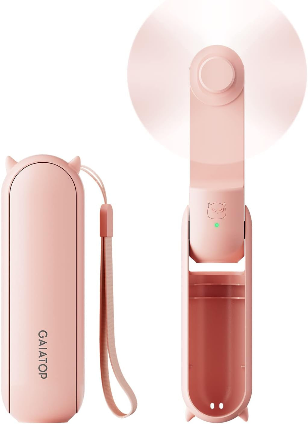 Mini Hand Held Fan with USB Rechargeable 2000Mah Battery