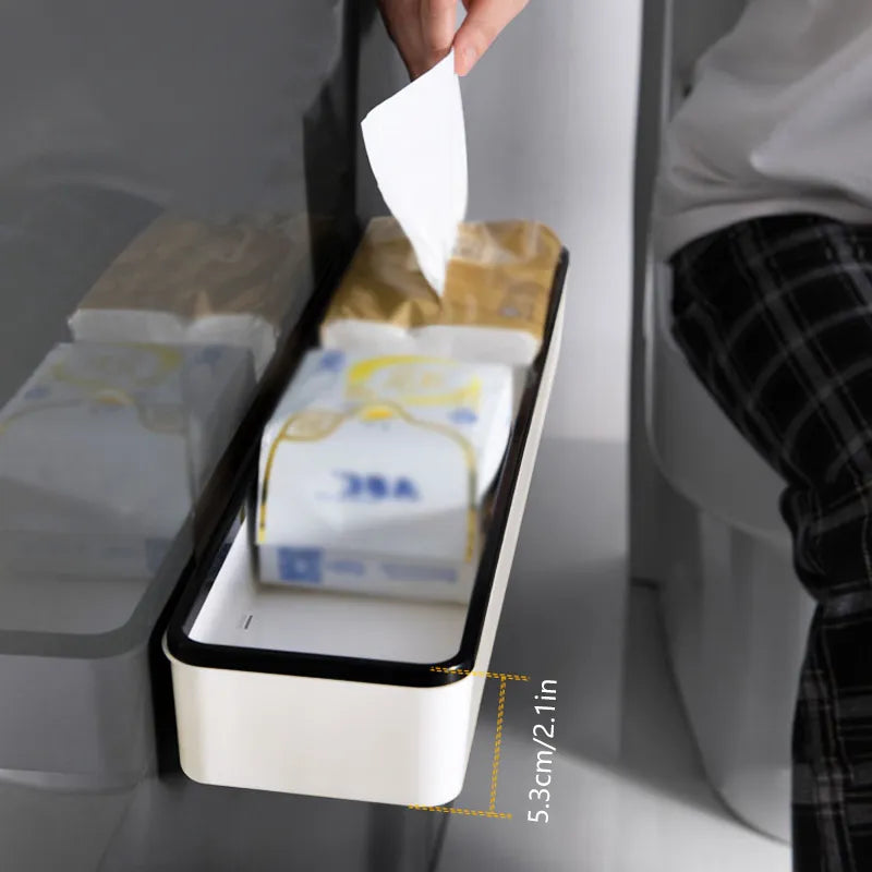 Wall Hanging Toilet Bathroom Storage Cabinet Rack