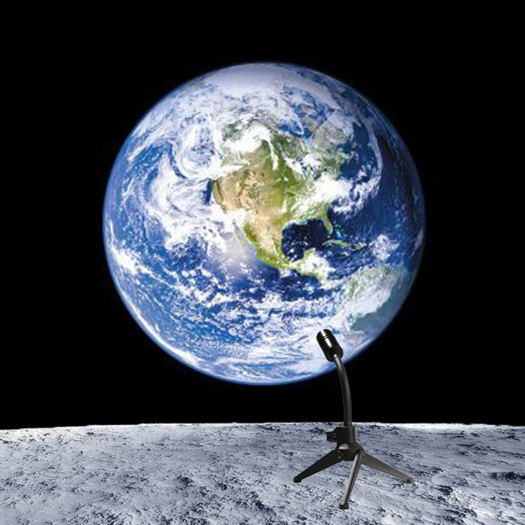 Projector Lamp Moon Earth