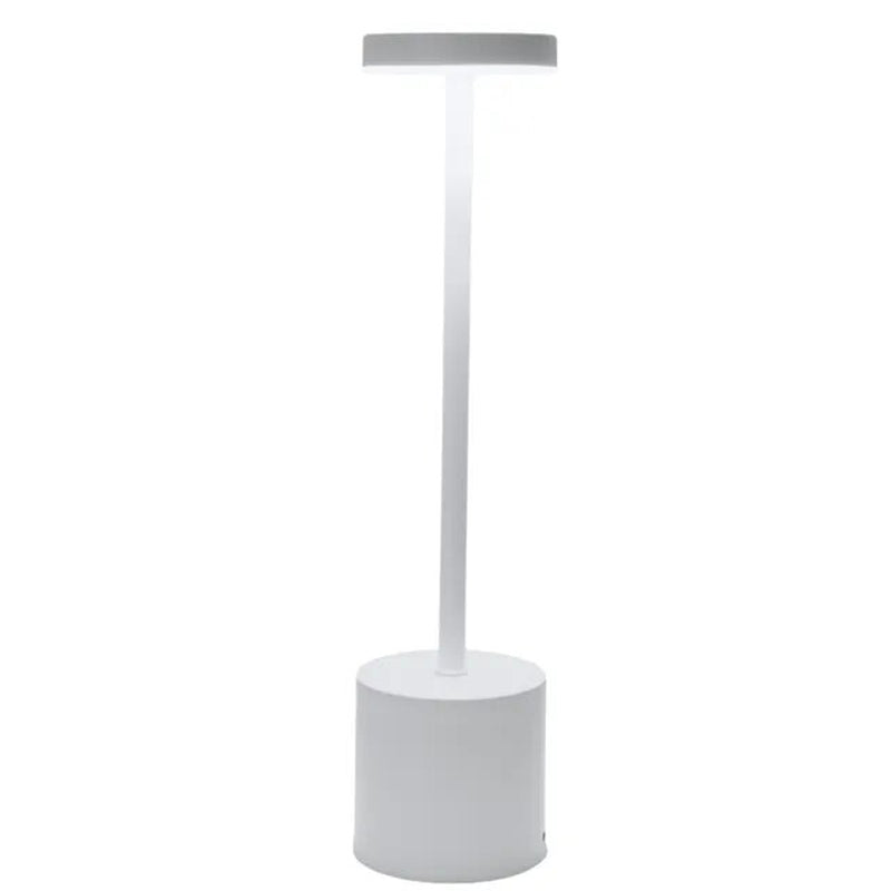 LED Rechargeable Touch Metal Table Lamp (Three Colors)