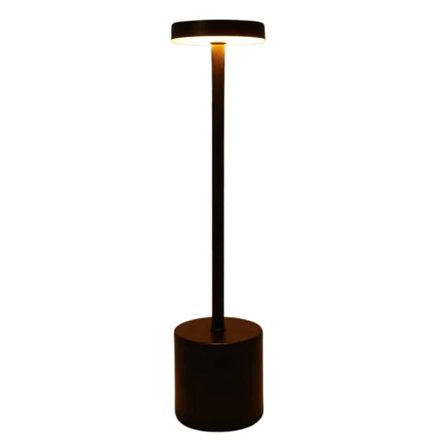 LED Rechargeable Touch Metal Table Lamp (Three Colors)