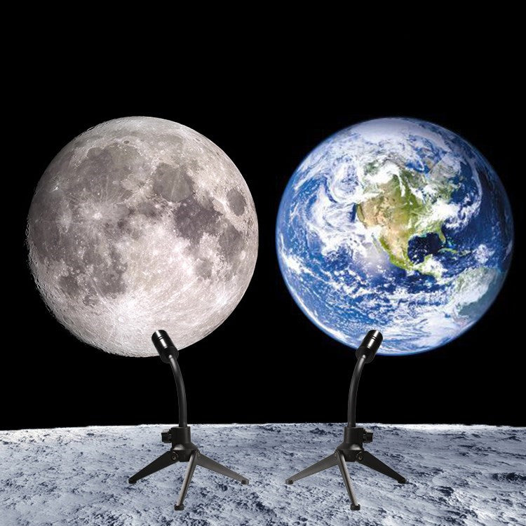 Projector Lamp Moon Earth