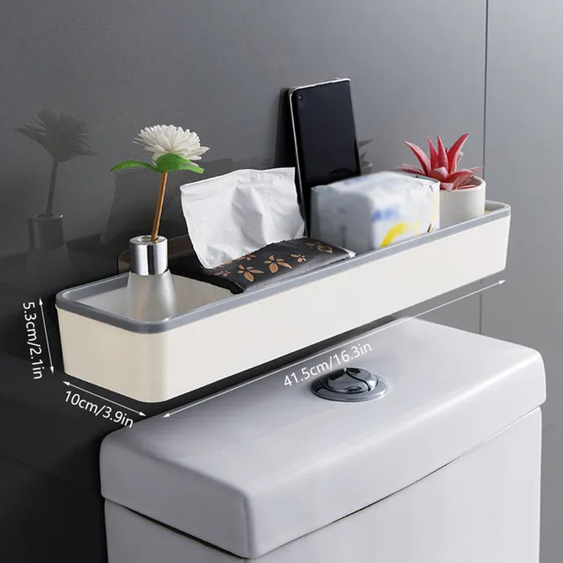 Wall Hanging Toilet Bathroom Storage Cabinet Rack