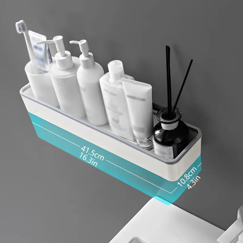 Wall Hanging Toilet Bathroom Storage Cabinet Rack