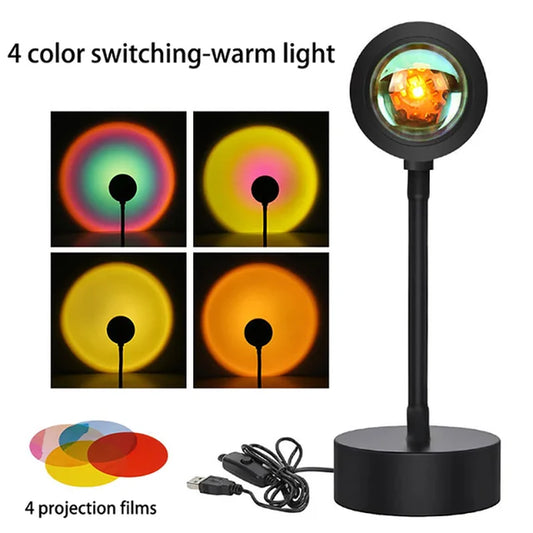 LED Sunset Lamp Nightlights 