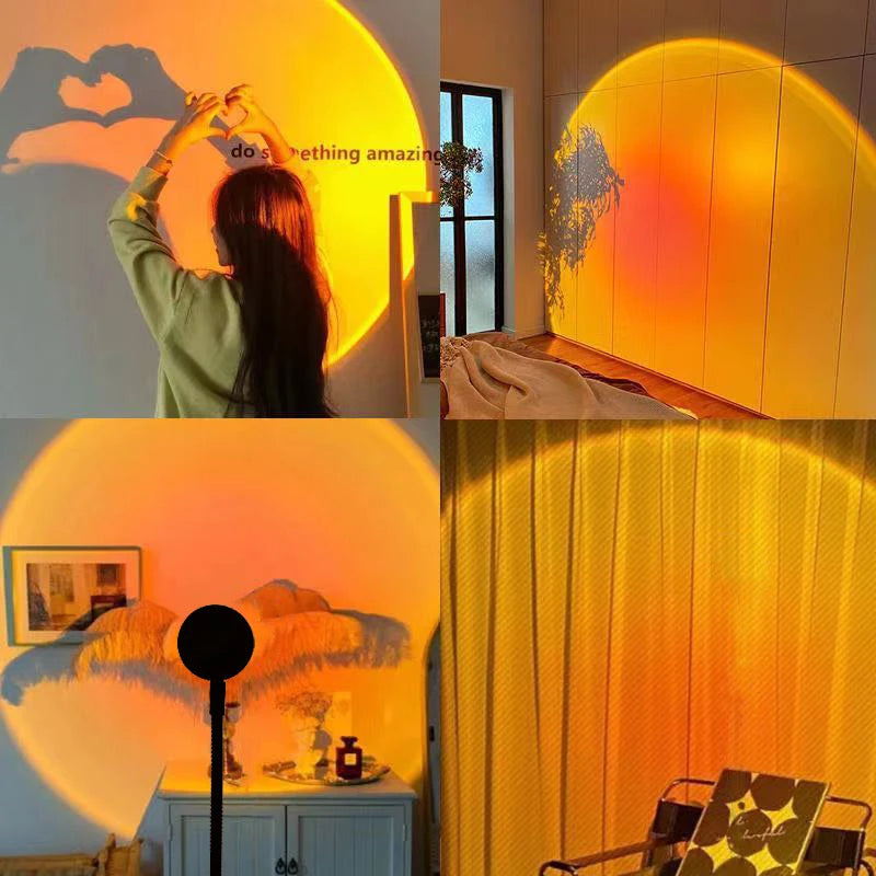 LED Sunset Lamp Nightlights 