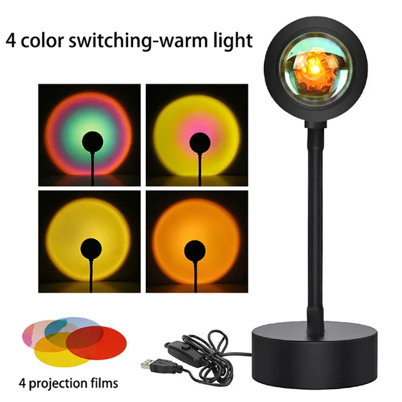 LED Sunset Lamp Nightlights 