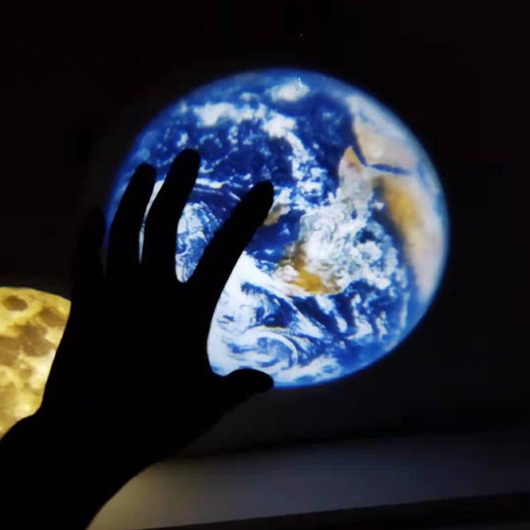 Projector Lamp Moon Earth 
